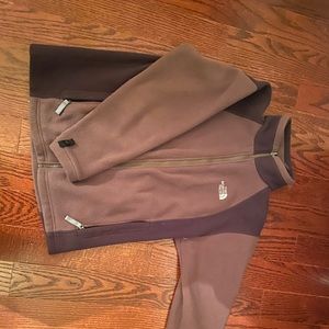 Unisex Brown North Face Jacket
